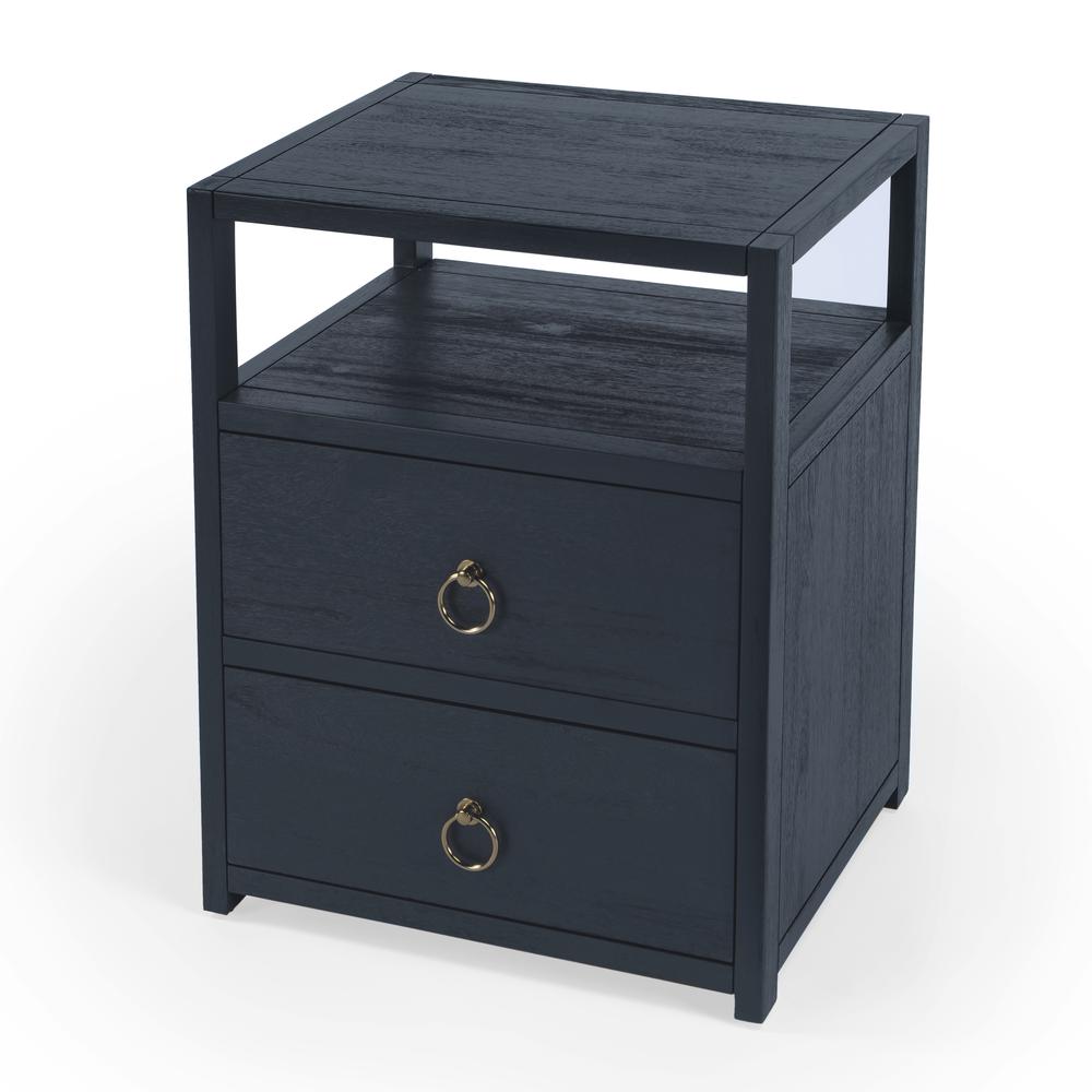 Company Lark Nightstand, Navy Blue. Picture 1