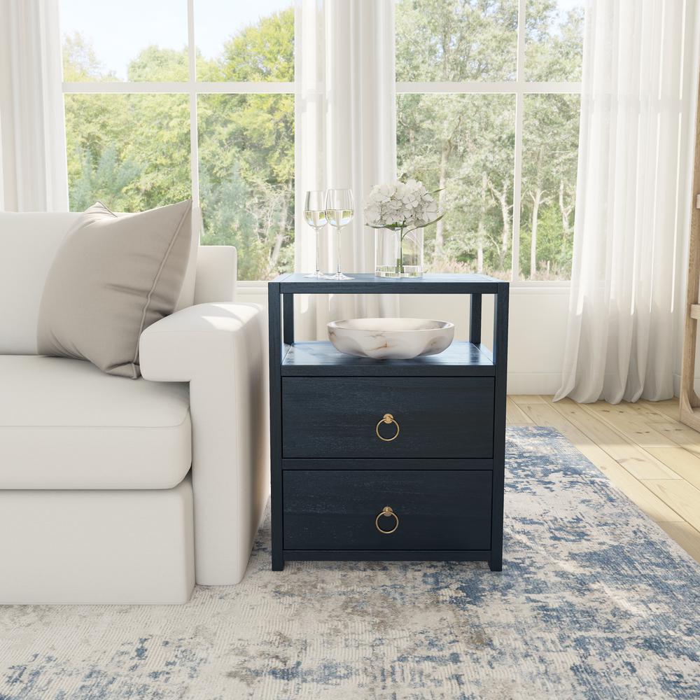 Company Lark Nightstand, Navy Blue. Picture 10