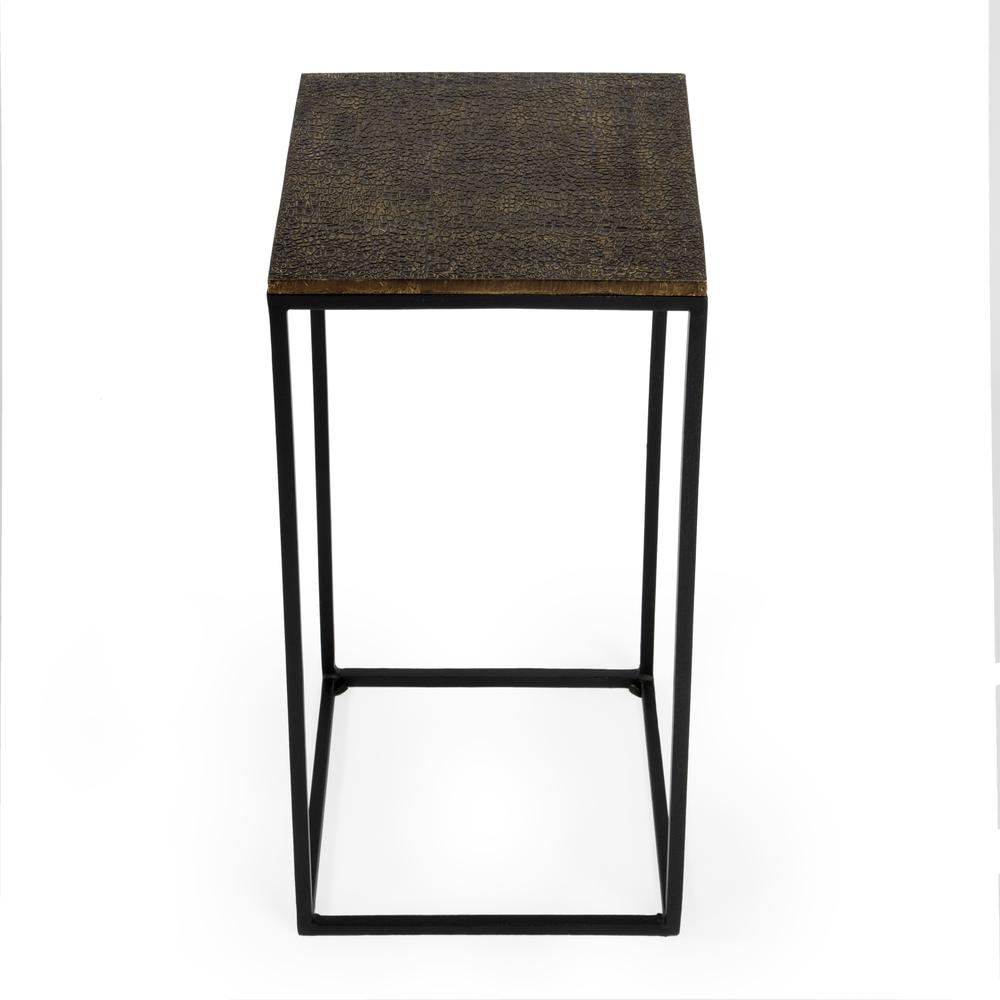 Butler Lacrossa Gold Top End Table. Picture 2