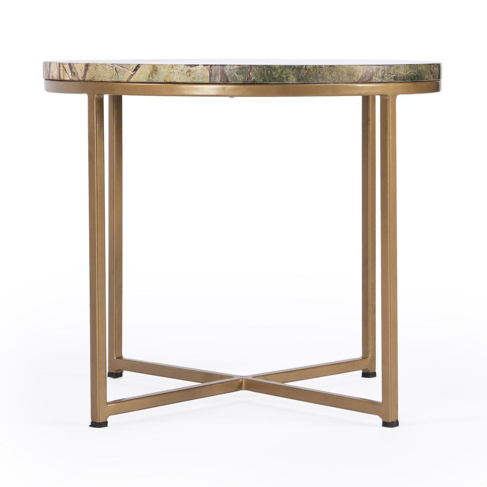 Marble Side Table, Green & Brown, Belen Kox. Picture 3
