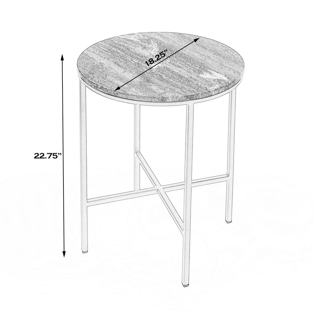 Company Caty Marble End Table, Multi. Picture 6