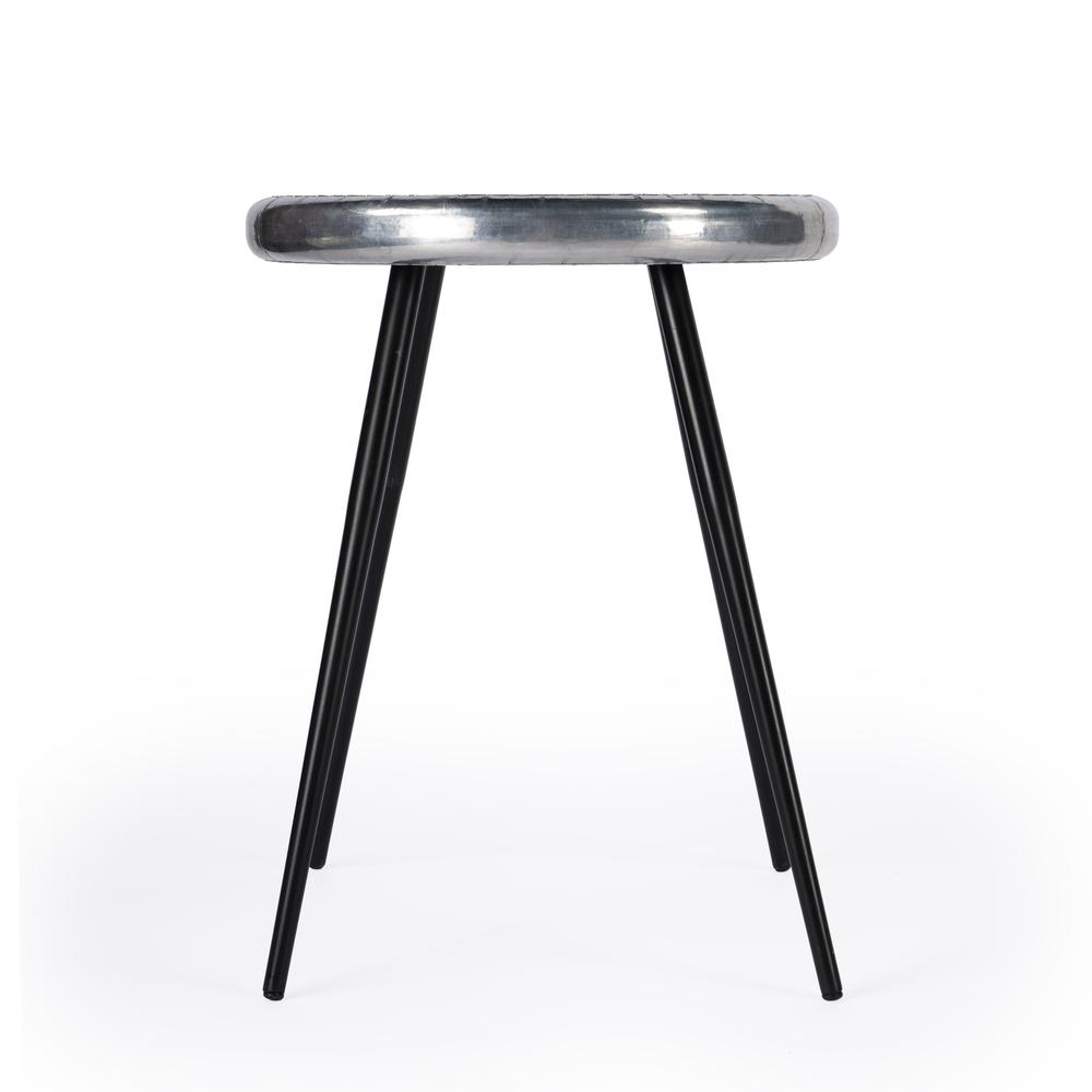 Company Midway Aviator Metal Side Table, Silver. Picture 3