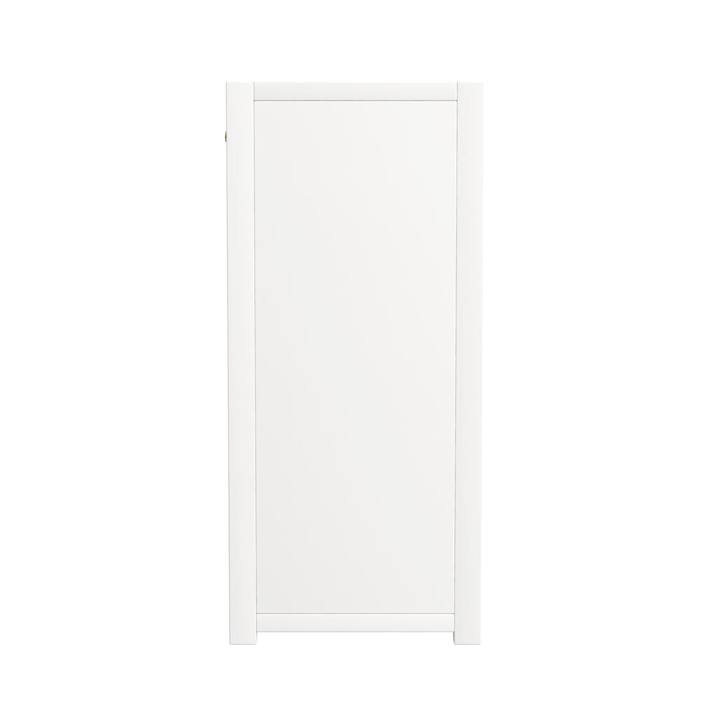 Company Lark 2 Door Cabinet with Storage, White. Picture 3