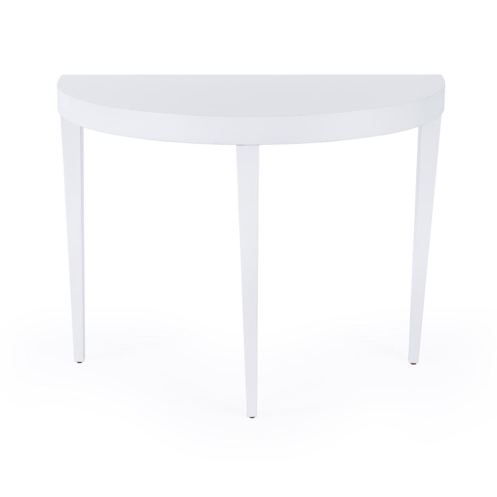 Company Ingrid 36 in. W Rectangular Console Table, White. Picture 1