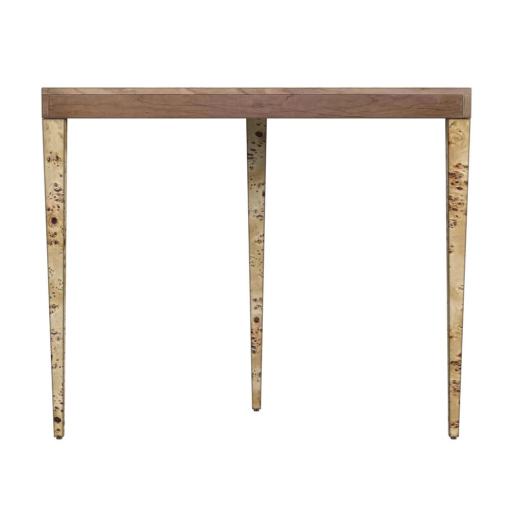 Company Ingrid Light Burl Console Table, Light Brown. Picture 4