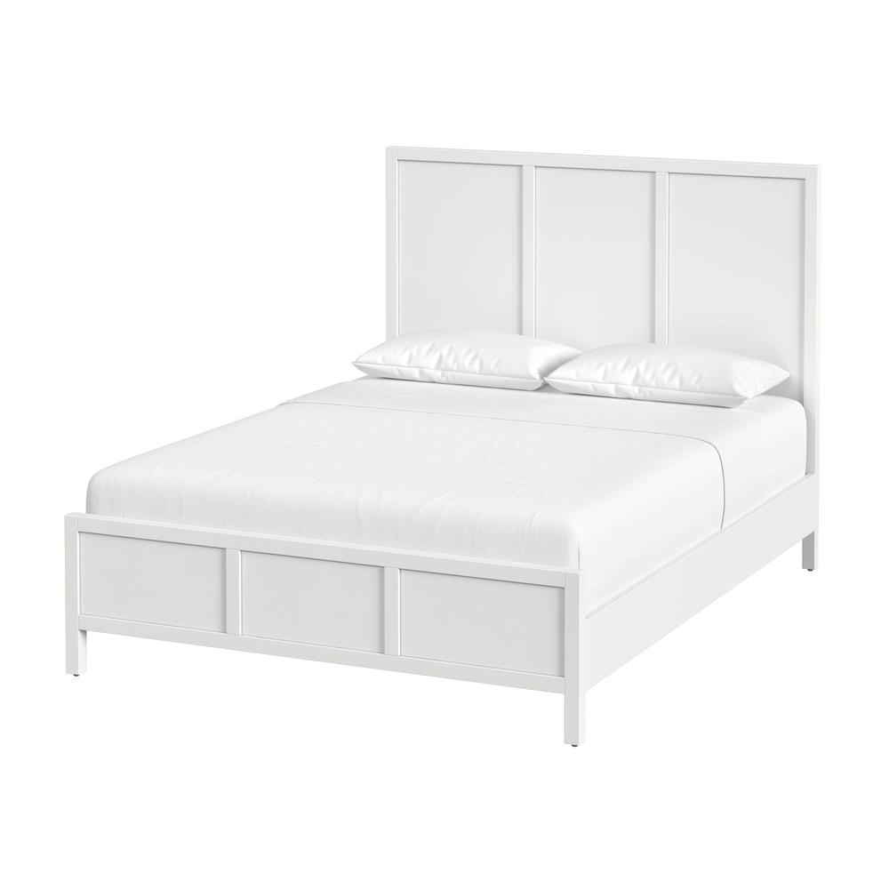 Company Lark Queen Size Bed, White. Picture 2