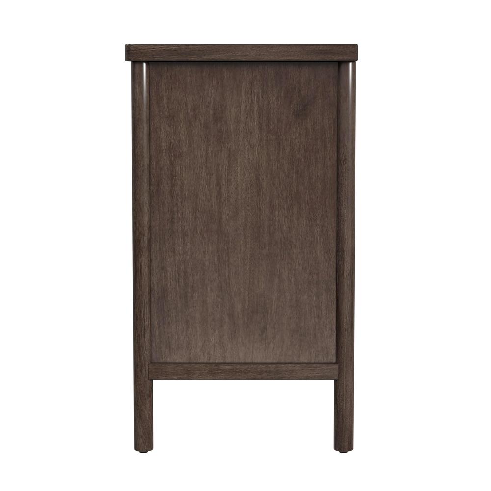 Company Lennon 34 in. W Rectangular 3 Drawer Rounded Leg Dresser, Brown. Picture 3