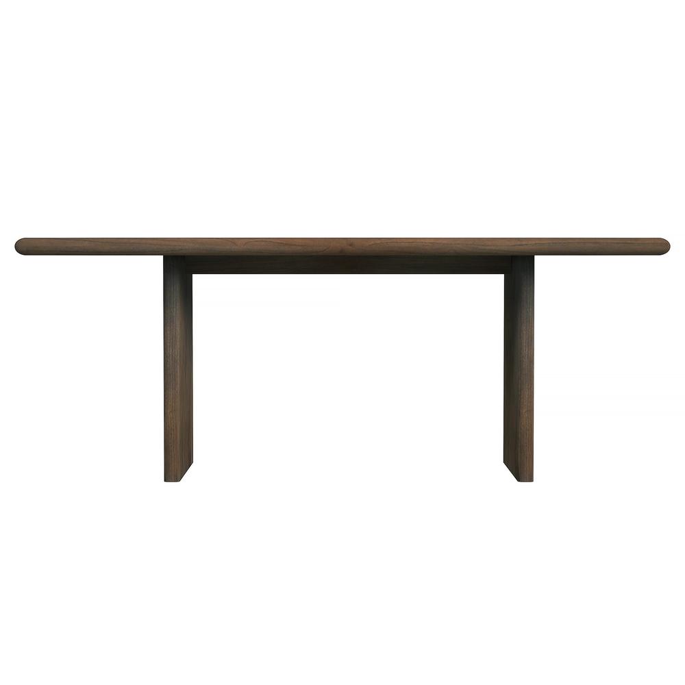 Company Halmstad Wood Panel Dining Table, Brown. Picture 2