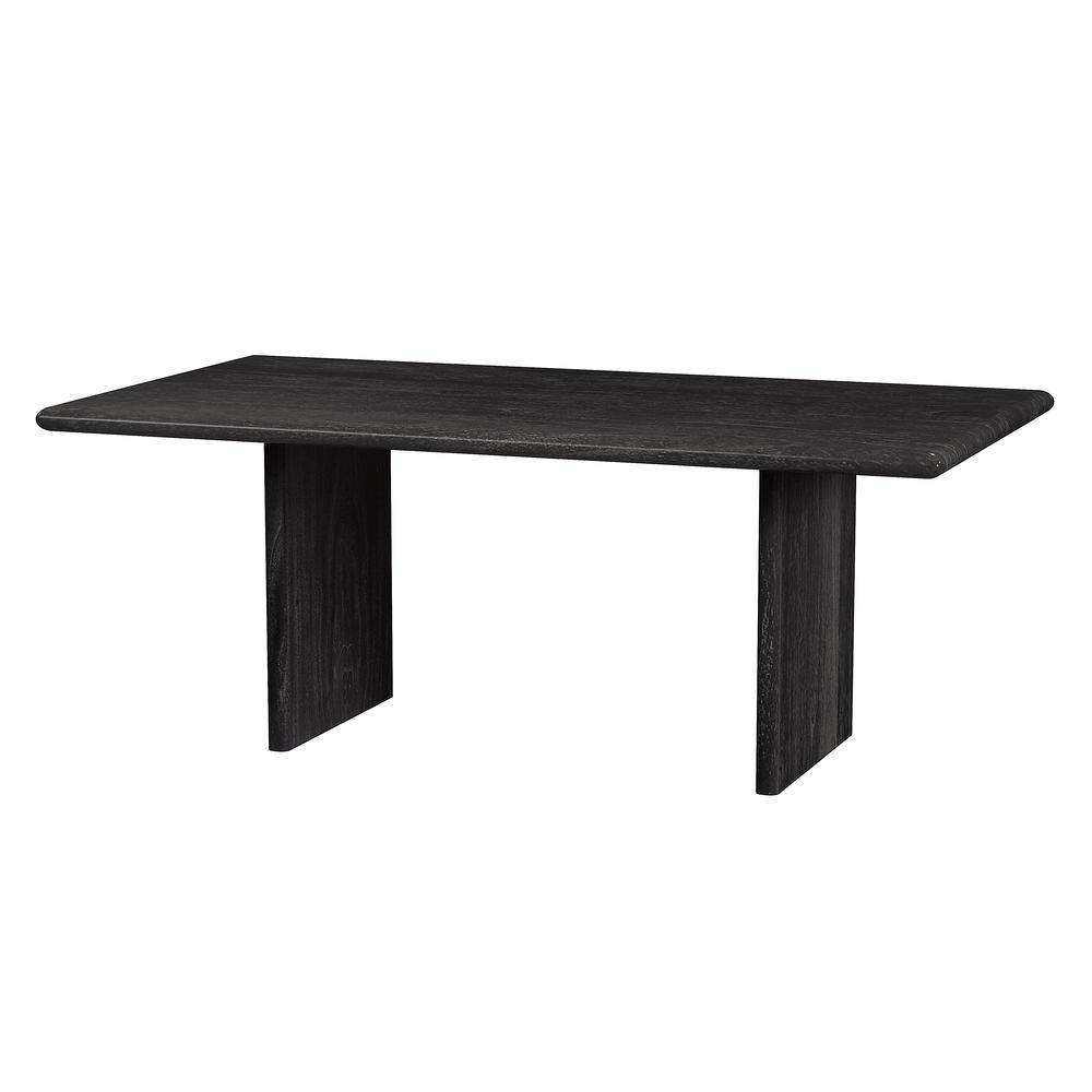 Company Halmstad Wood Panel Dining Table, Black. Picture 1
