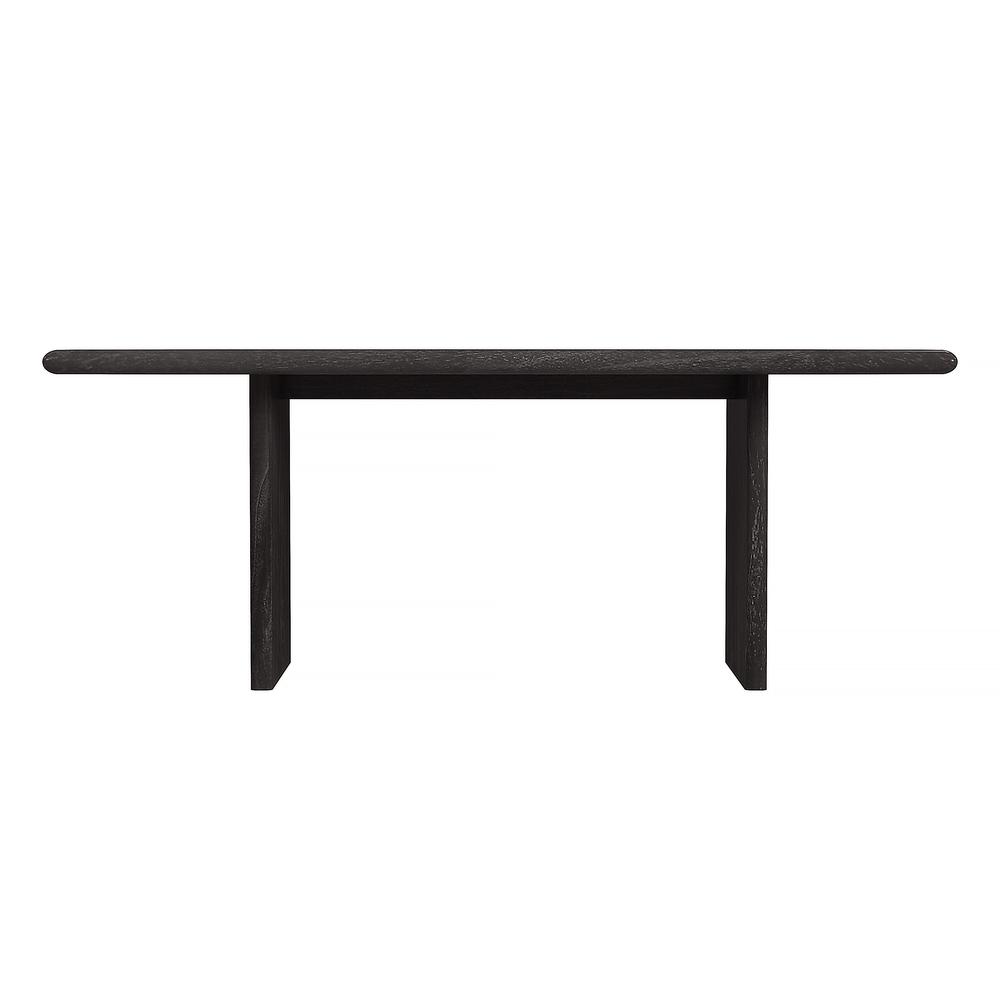 Company Halmstad Wood Panel Dining Table, Black. Picture 2