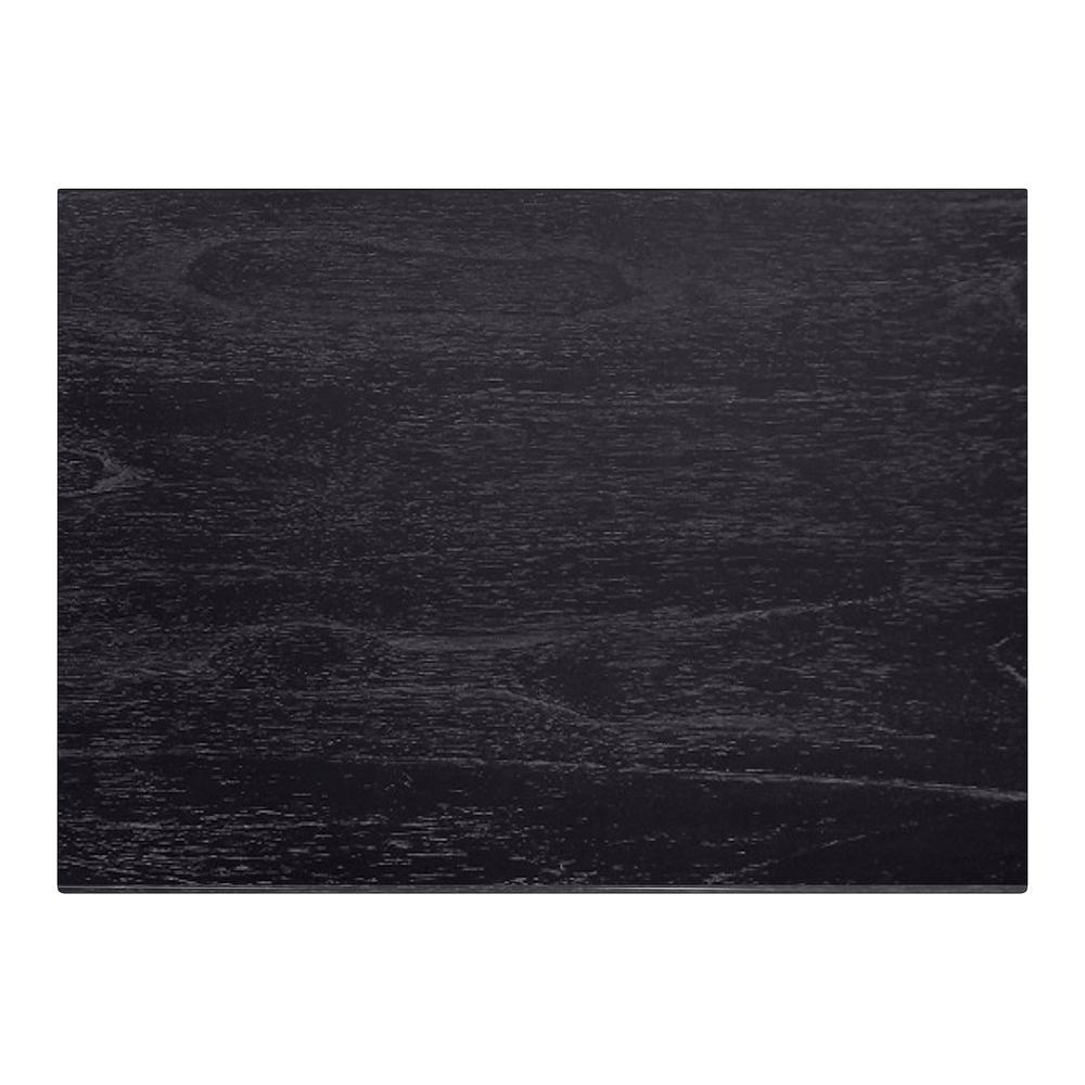 Company Halmstad Wood Panel 3 Drawer Narrow Nightstand, Black. Picture 5