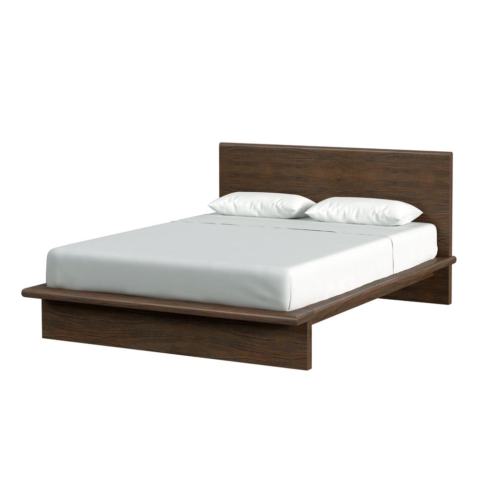 Company Halmstad Wood Panel Queen Bed, Brown. Picture 2