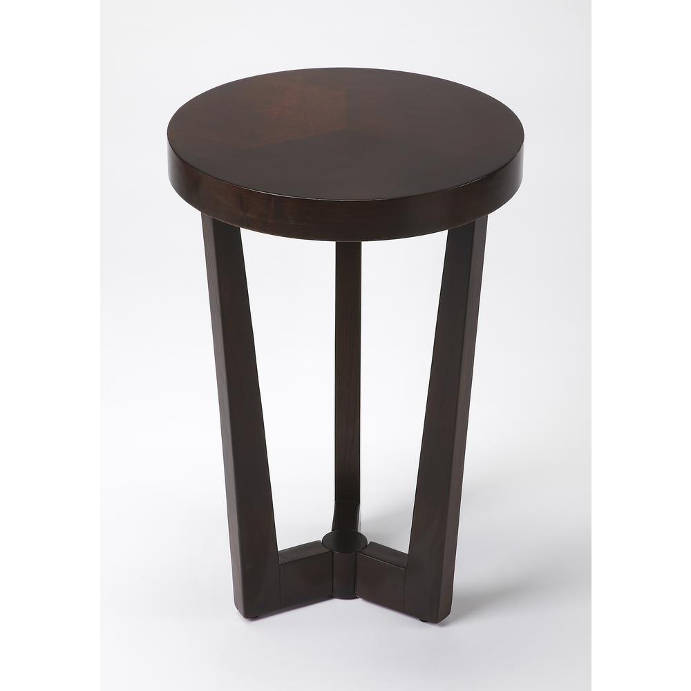 Company Aphra Merlot Side Table, Dark Brown. Picture 1