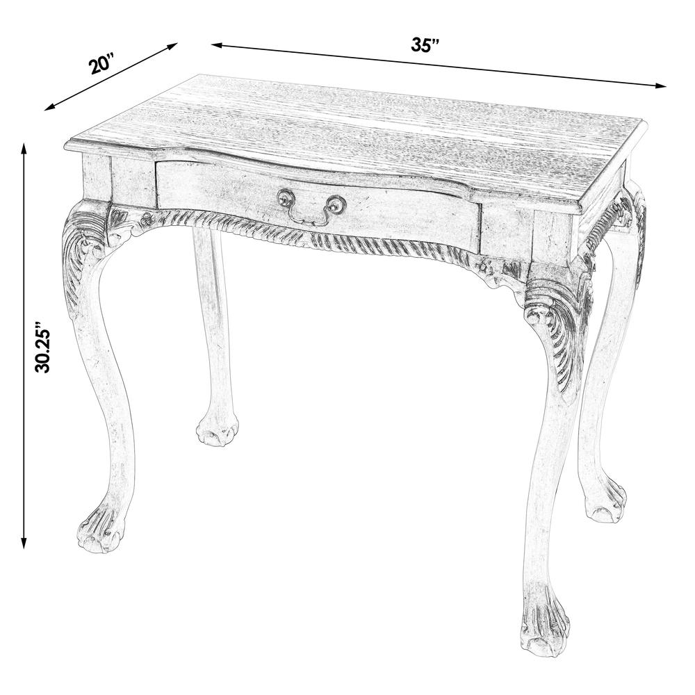 Butler Dupree Gray Writing Desk. Picture 11