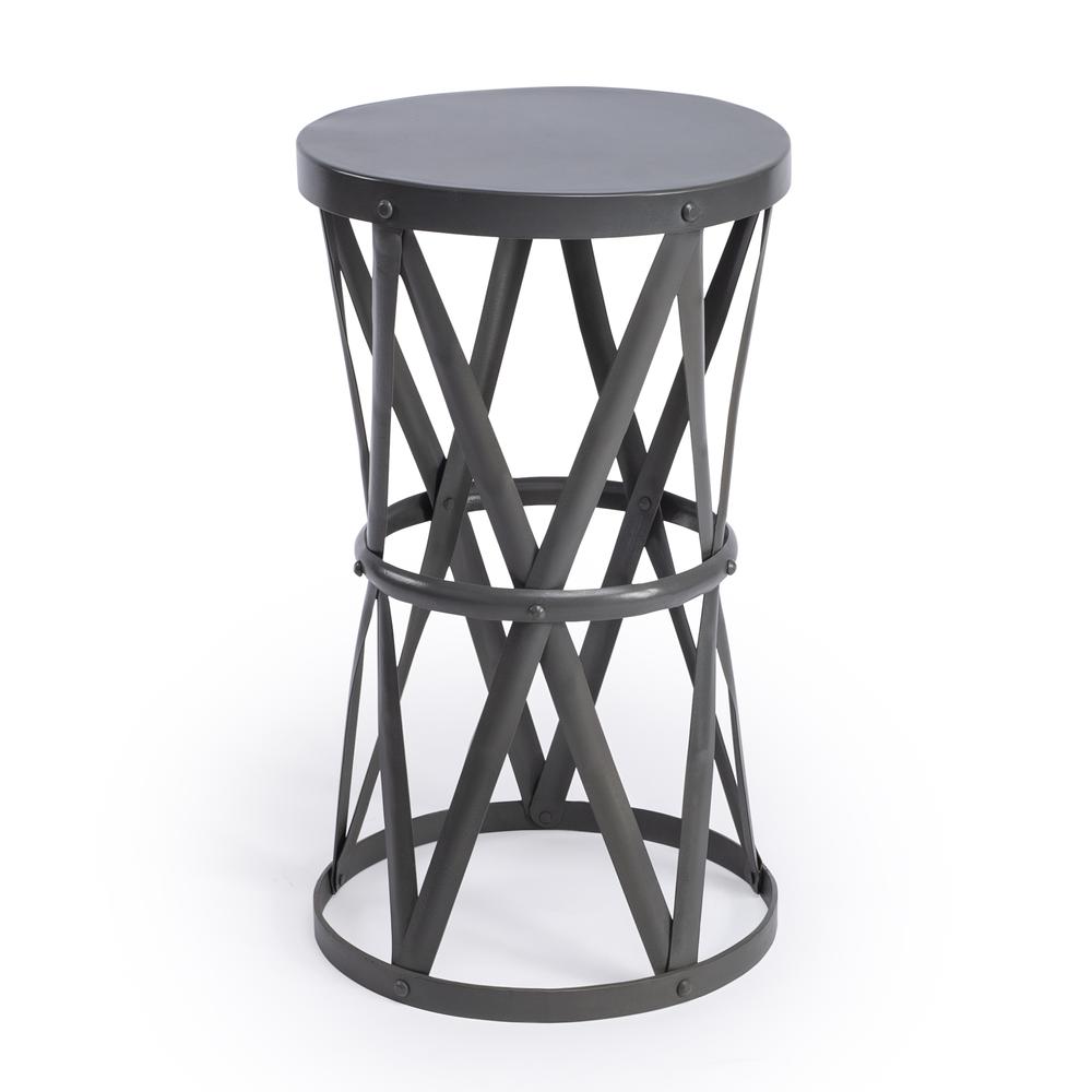 Empire Round Iron Accent Table. The main picture.