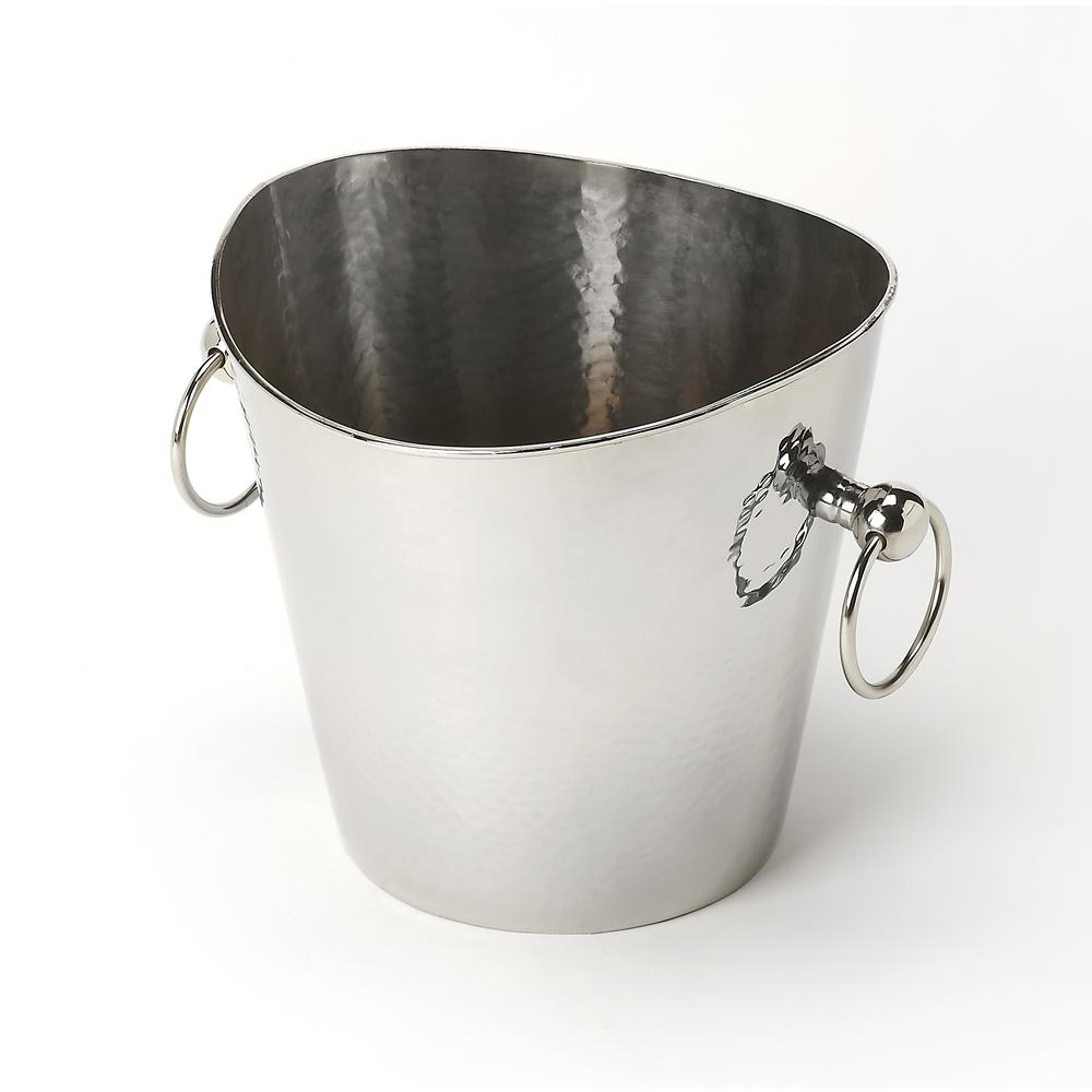 Company Mendocino Hamme Stainless Steel Wine Bucket, Silver. The main picture.