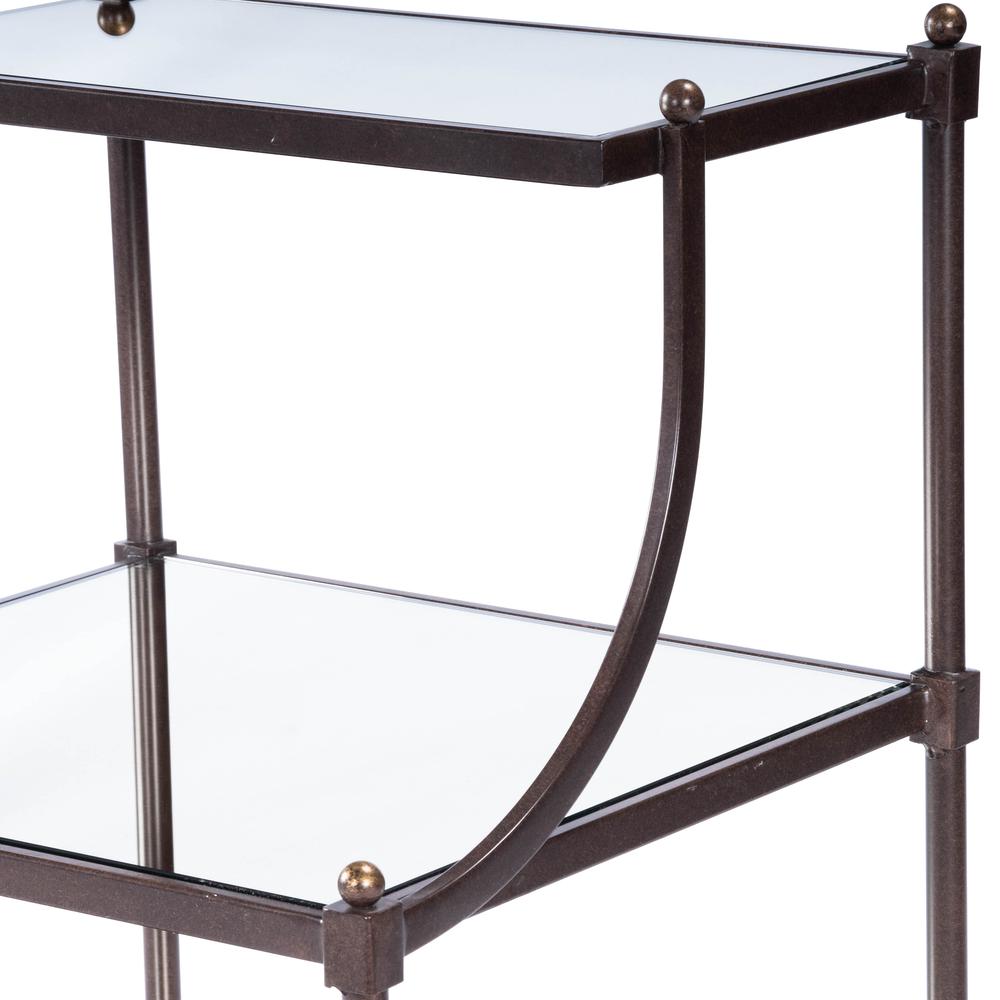 Company Peninsula Mirrored & Side Table, Bronze. Picture 9