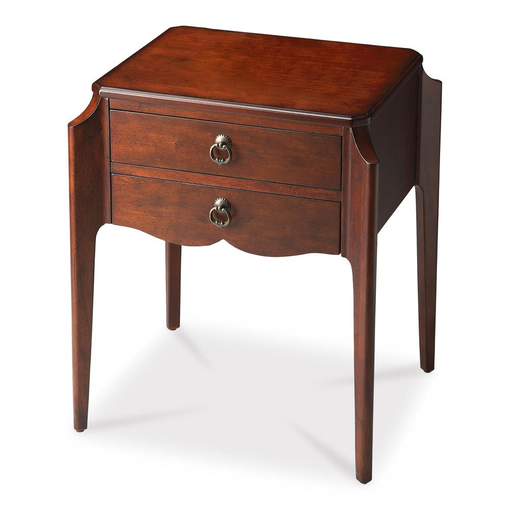 Company Wilshire End Table, Dark Brown. Picture 1
