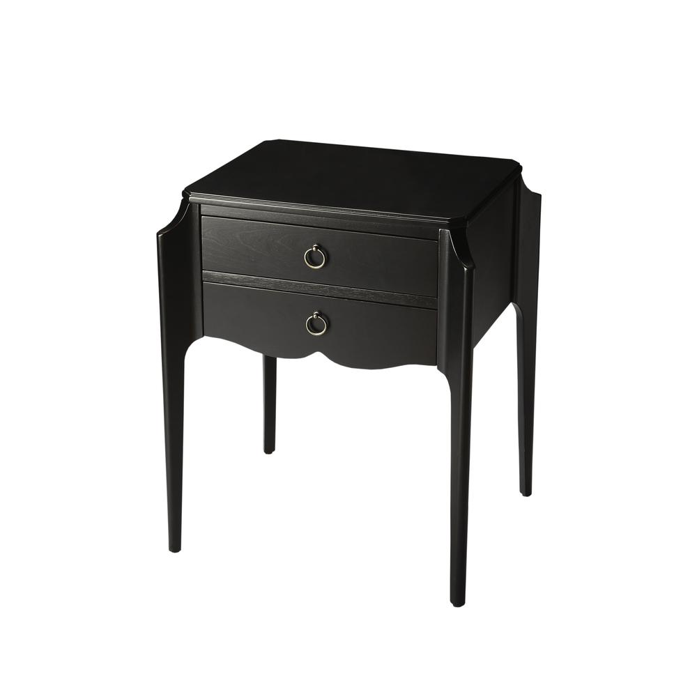 Company Wilshire End Table, Black. Picture 1