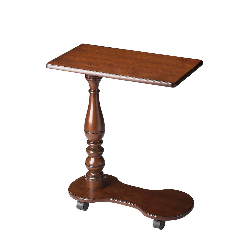 Company Mabry Mobile Tray Table, Dark Brown. Picture 1