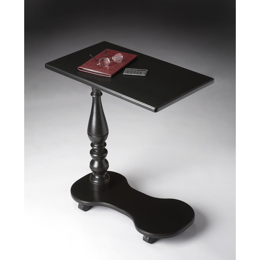 Company Mabry Mobile Tray Table, Black. Picture 2