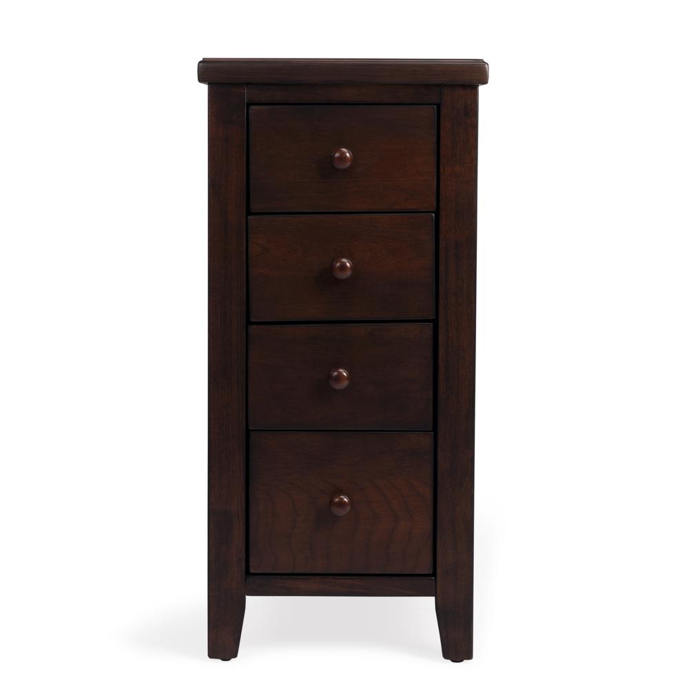 Company Kelton 4 Drawer Side Table, Dark Brown. Picture 5