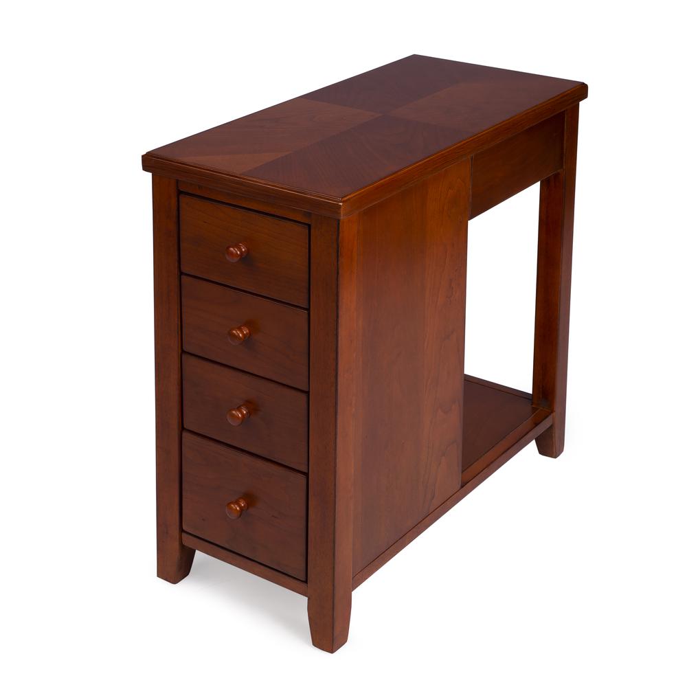 Company Kelton 4 Drawer Side Table, Medium Brown. Picture 1