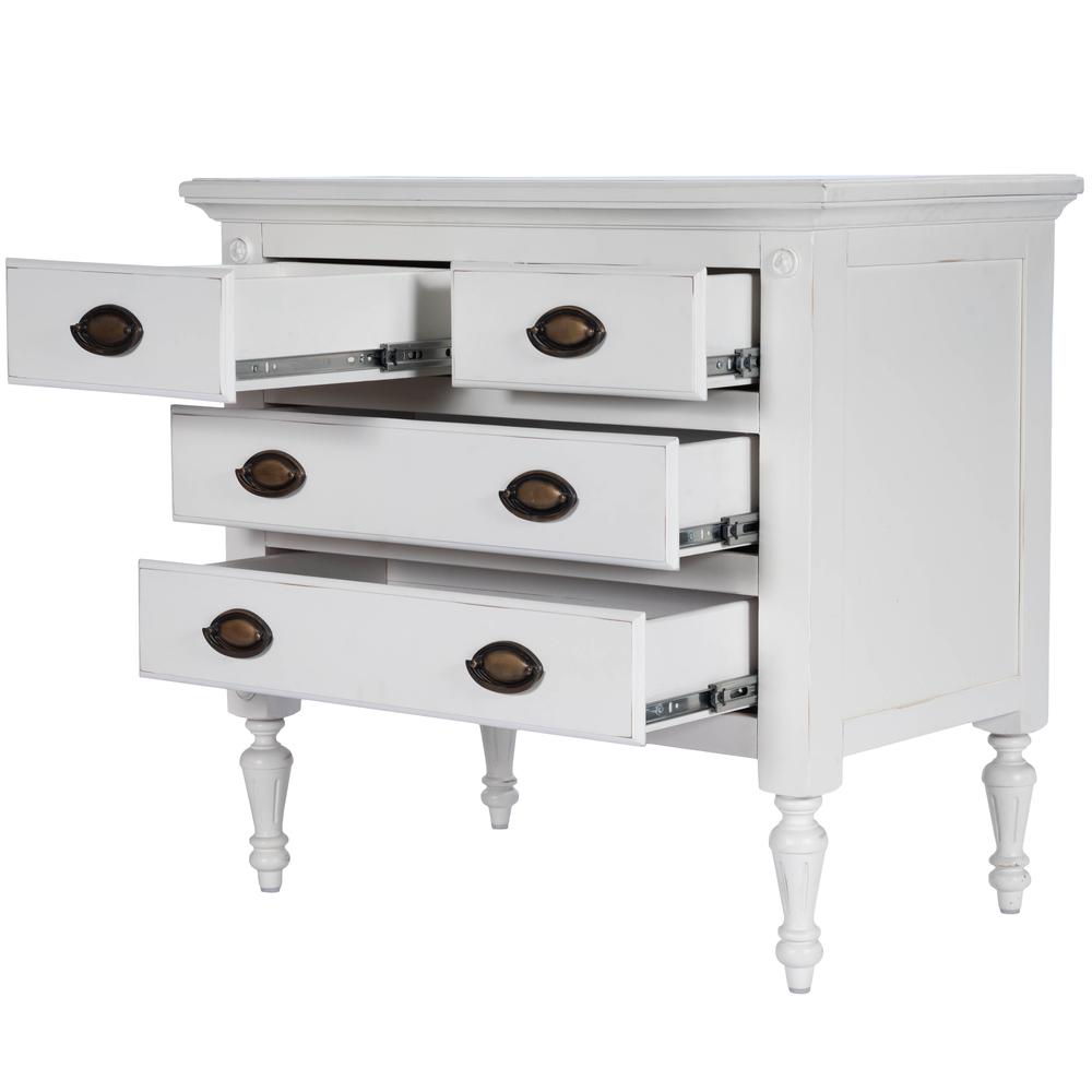 Company Easterbrook 4 Drawer Chest, White. Picture 7