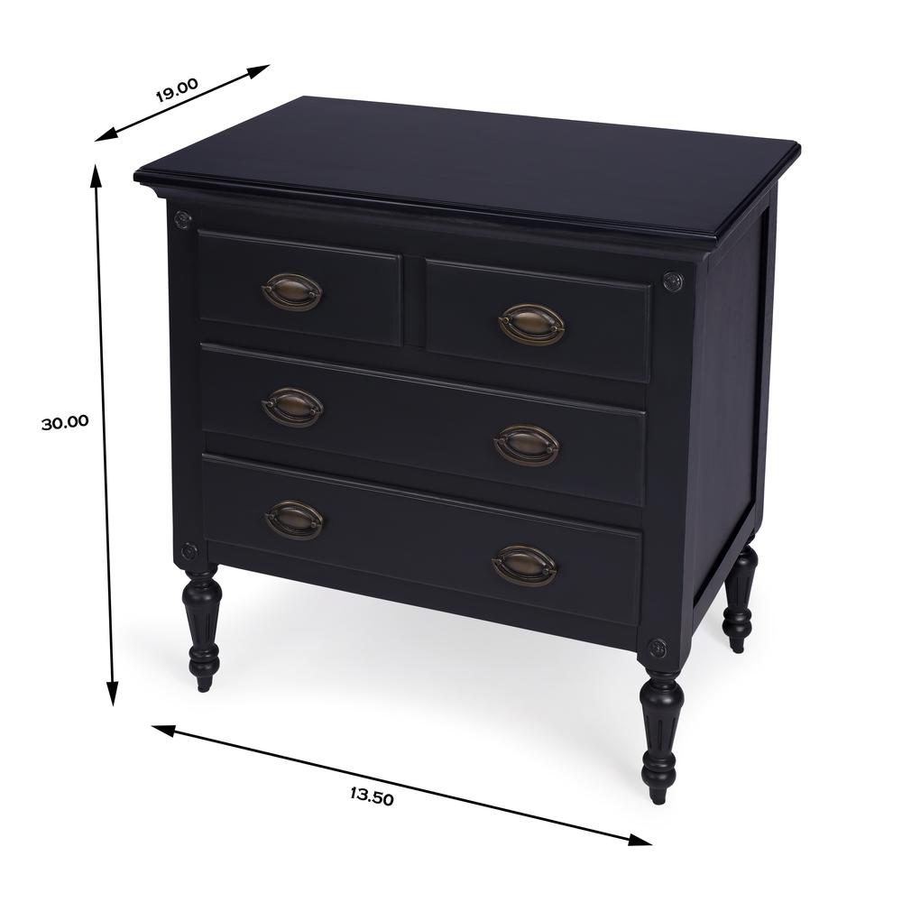 Company Easterbrook 4 Drawer Chest, Black. Picture 9