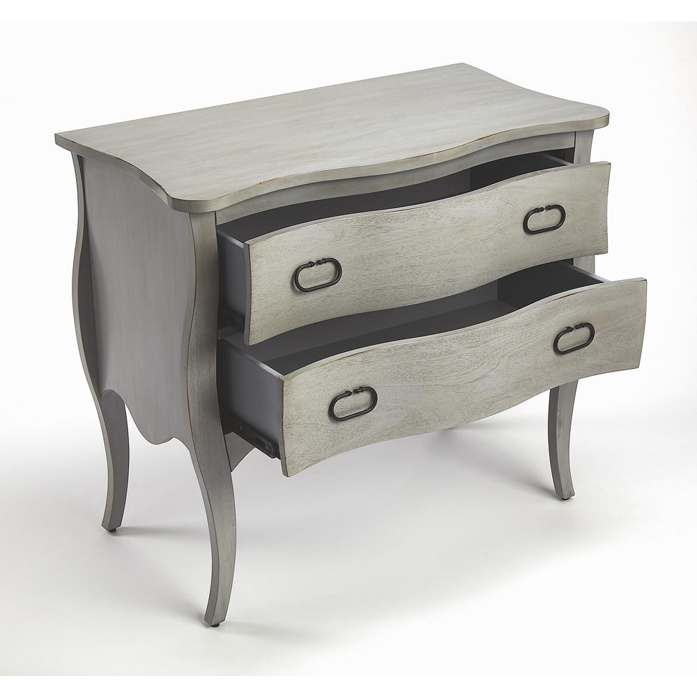 Company Rochelle 2 Drawer Chest, Gray. Picture 2