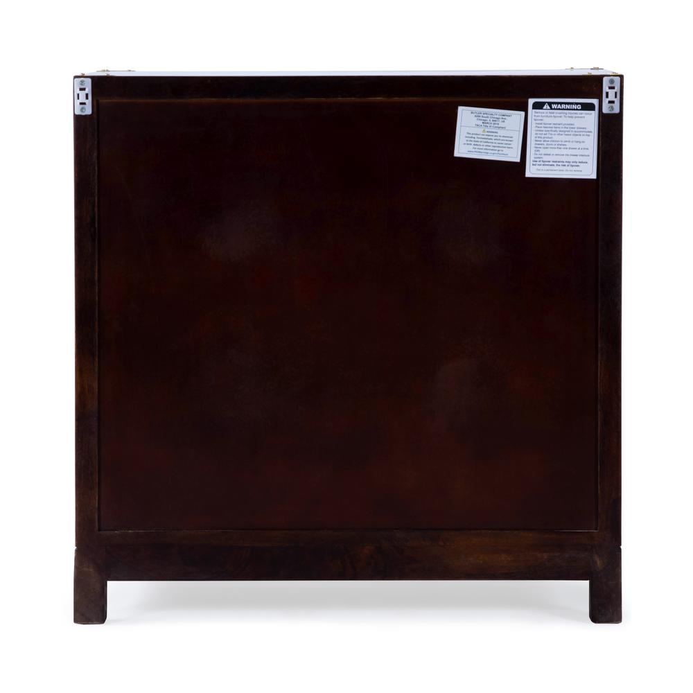 Company Forster Campaign 3 Drawer Dresser, Dark Brown. Picture 7