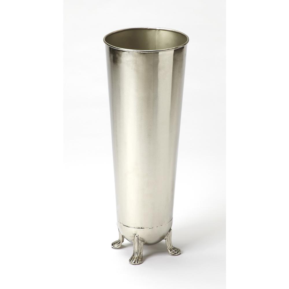 Polished Silver Iron Umbrella Stand, Belen Kox. Picture 1