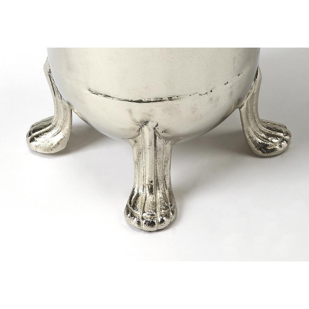 Polished Silver Iron Umbrella Stand, Belen Kox. Picture 2