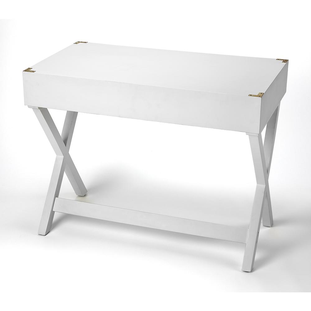 Company Forster Campaign Writing Desk, White. Picture 2