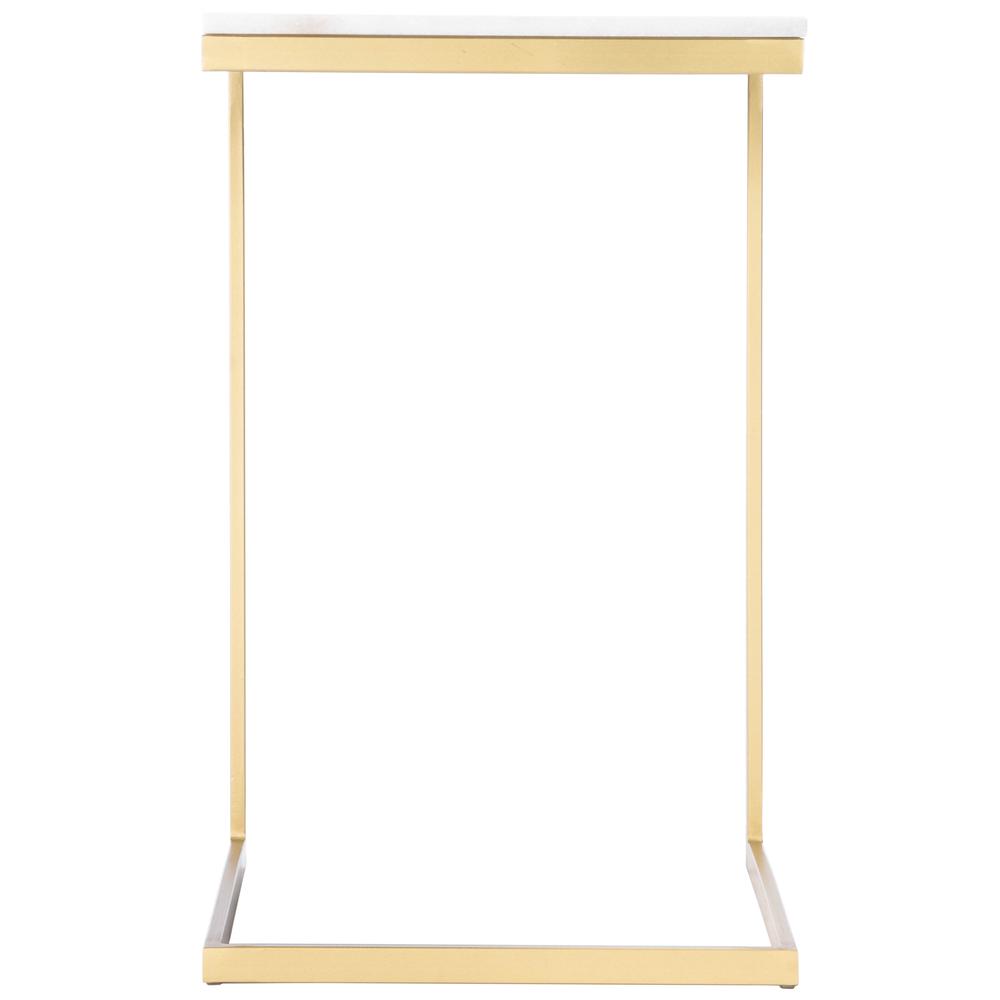 Company Lawler Marble C- Side Table, Gold. Picture 5