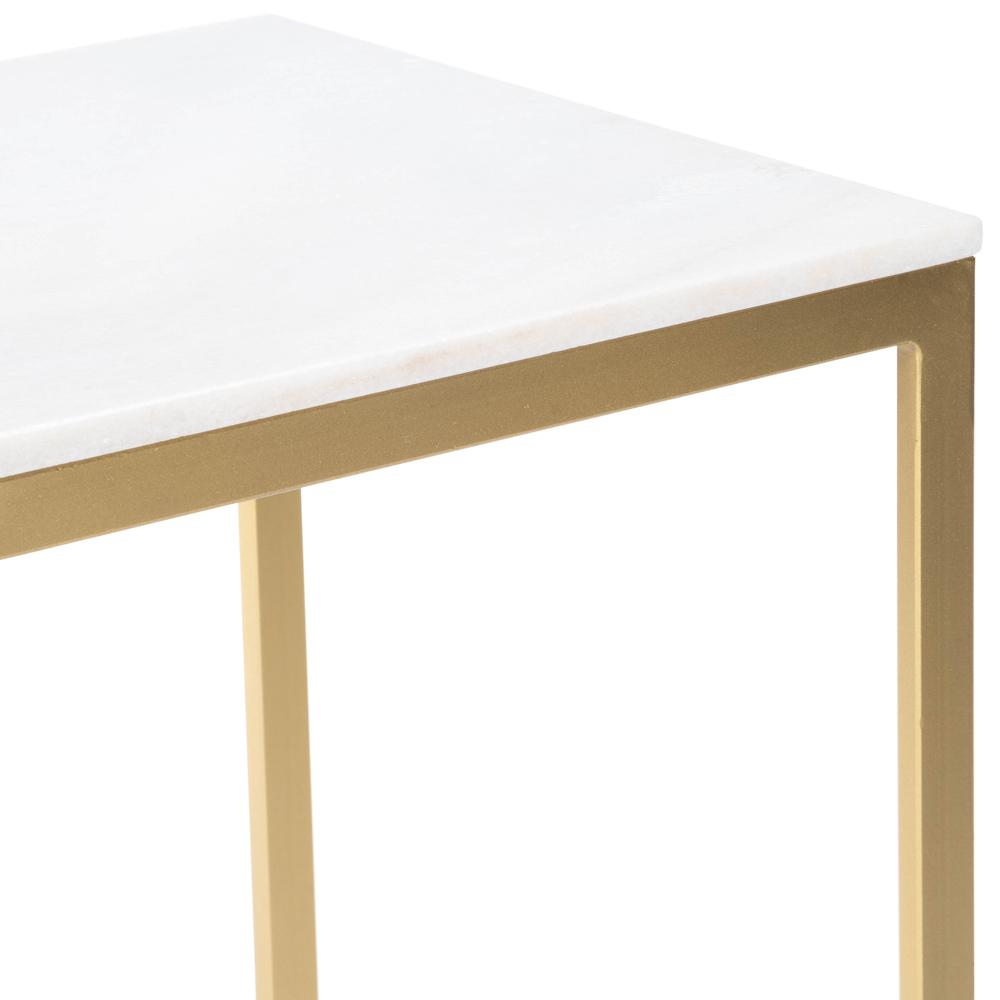 Company Lawler Marble C- Side Table, Gold. Picture 7