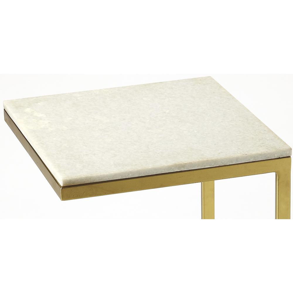 Company Lawler Marble C- Side Table, Gold. Picture 10