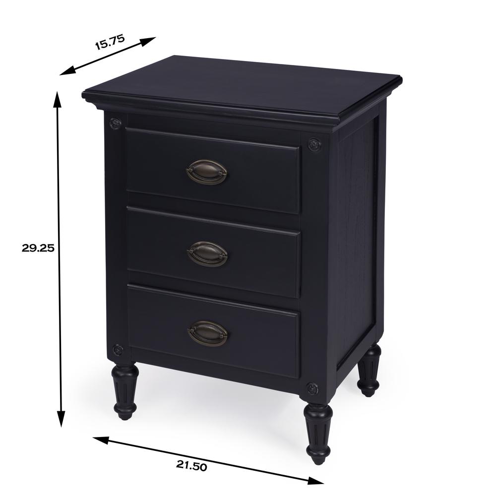 Company Easterbrook Nightstand, Black. Picture 6