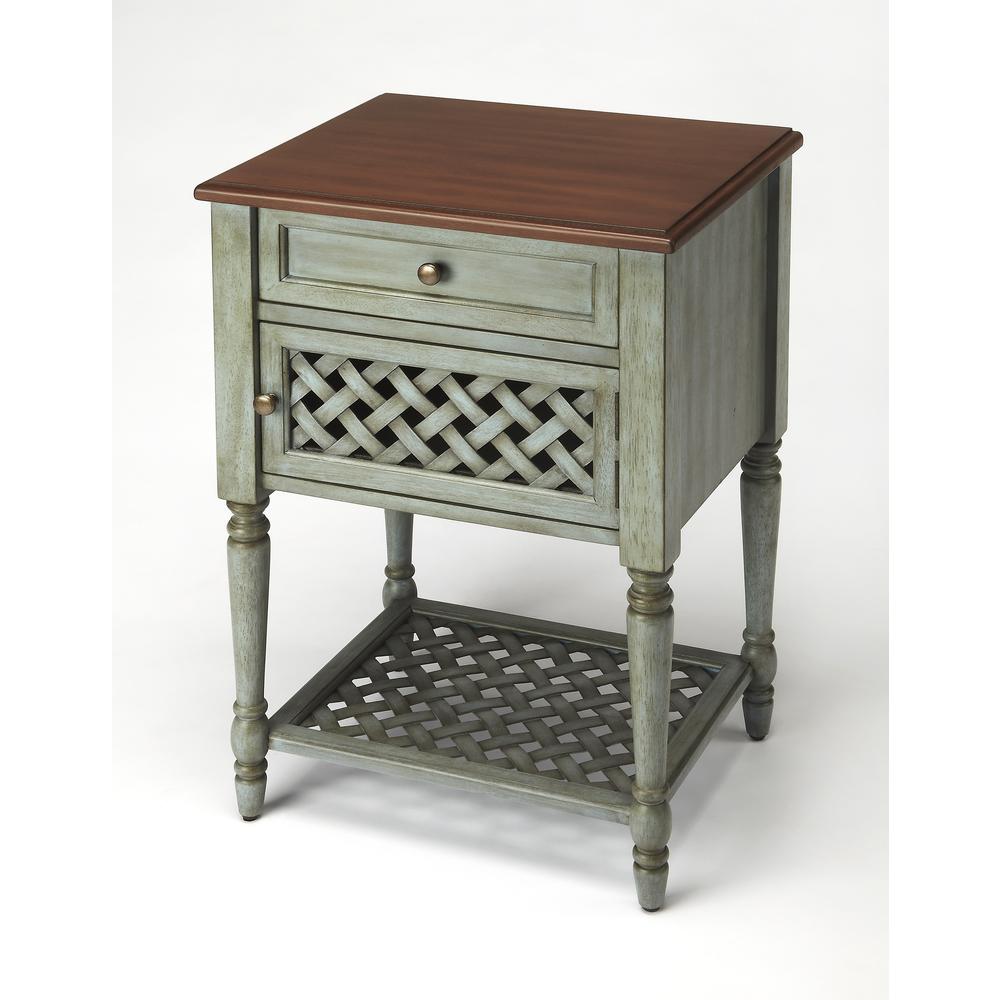 Company Chadway Rustic End Table, Multi-Color. Picture 1