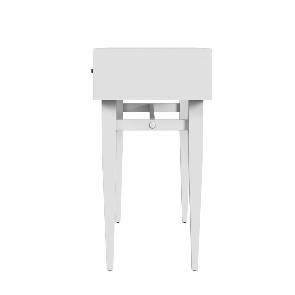 Company Lavery  Console Table with Storage, White. Picture 3
