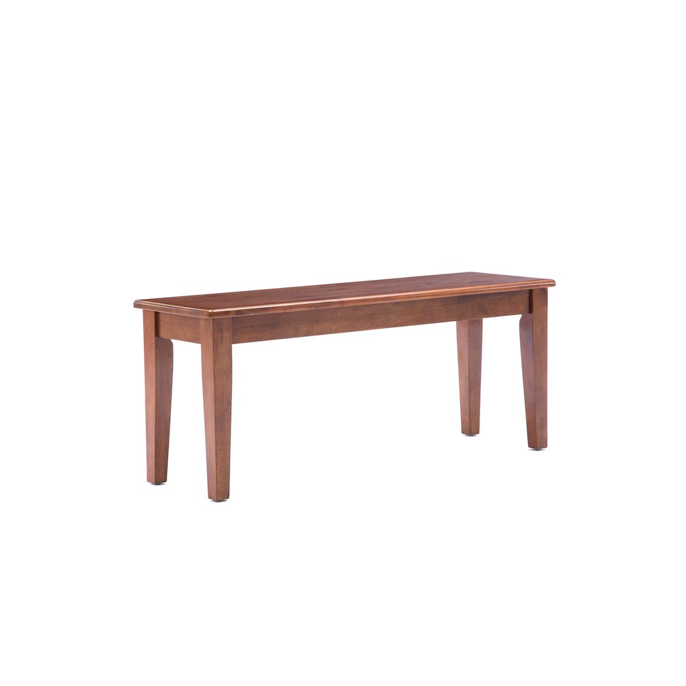 Shaker Dining Bench - Walnut. Picture 1