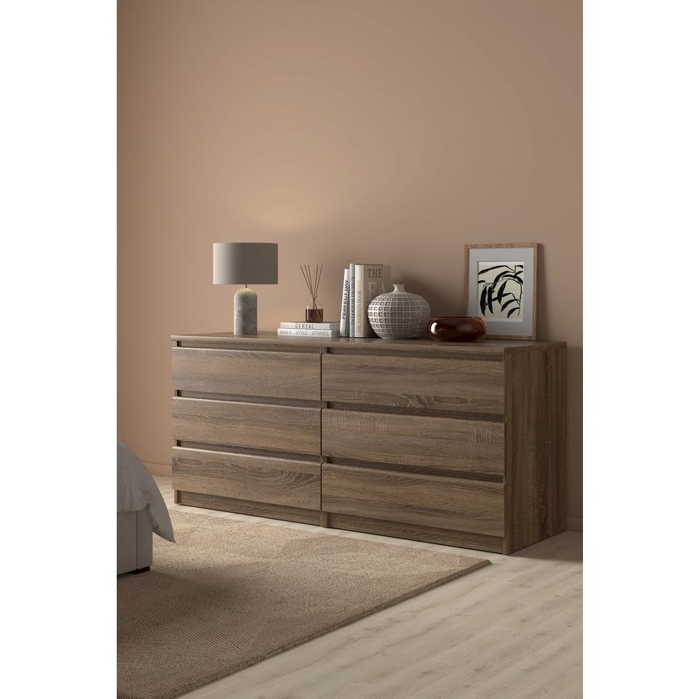 Scottsdale 6 Drawer Double Dresser, Truffle. Picture 5