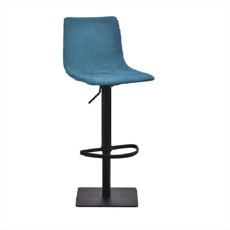Cleo Hydraulic Barstool Blue. Picture 1