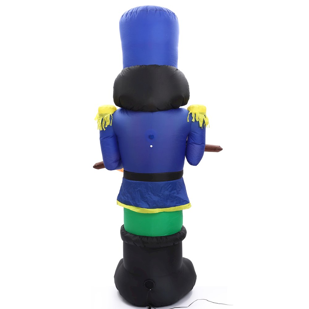 7Ft Nutcracker Dummer Inflatable with LED Lights. Picture 4