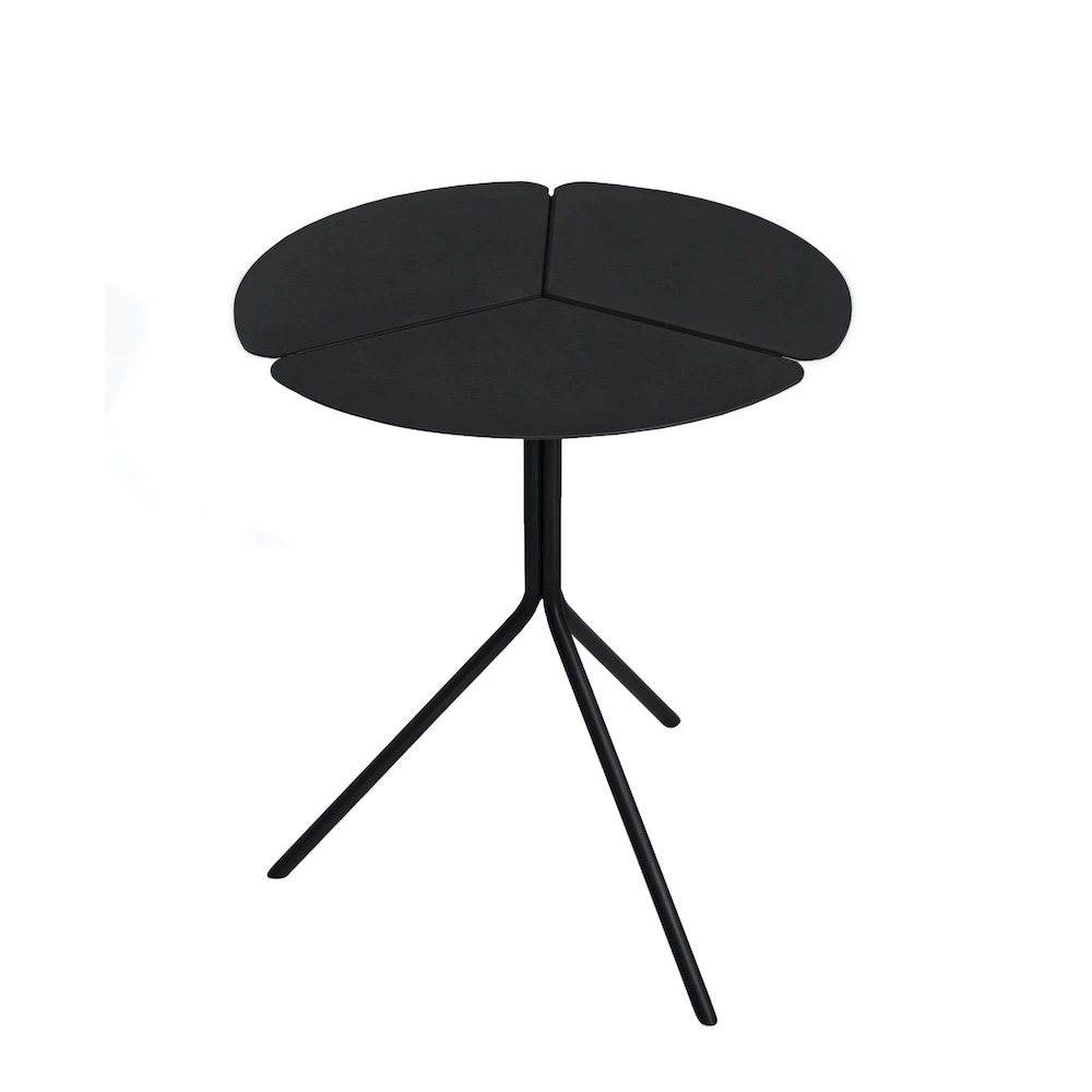 Ivy Tripod Side Table Brushed Black. Picture 1