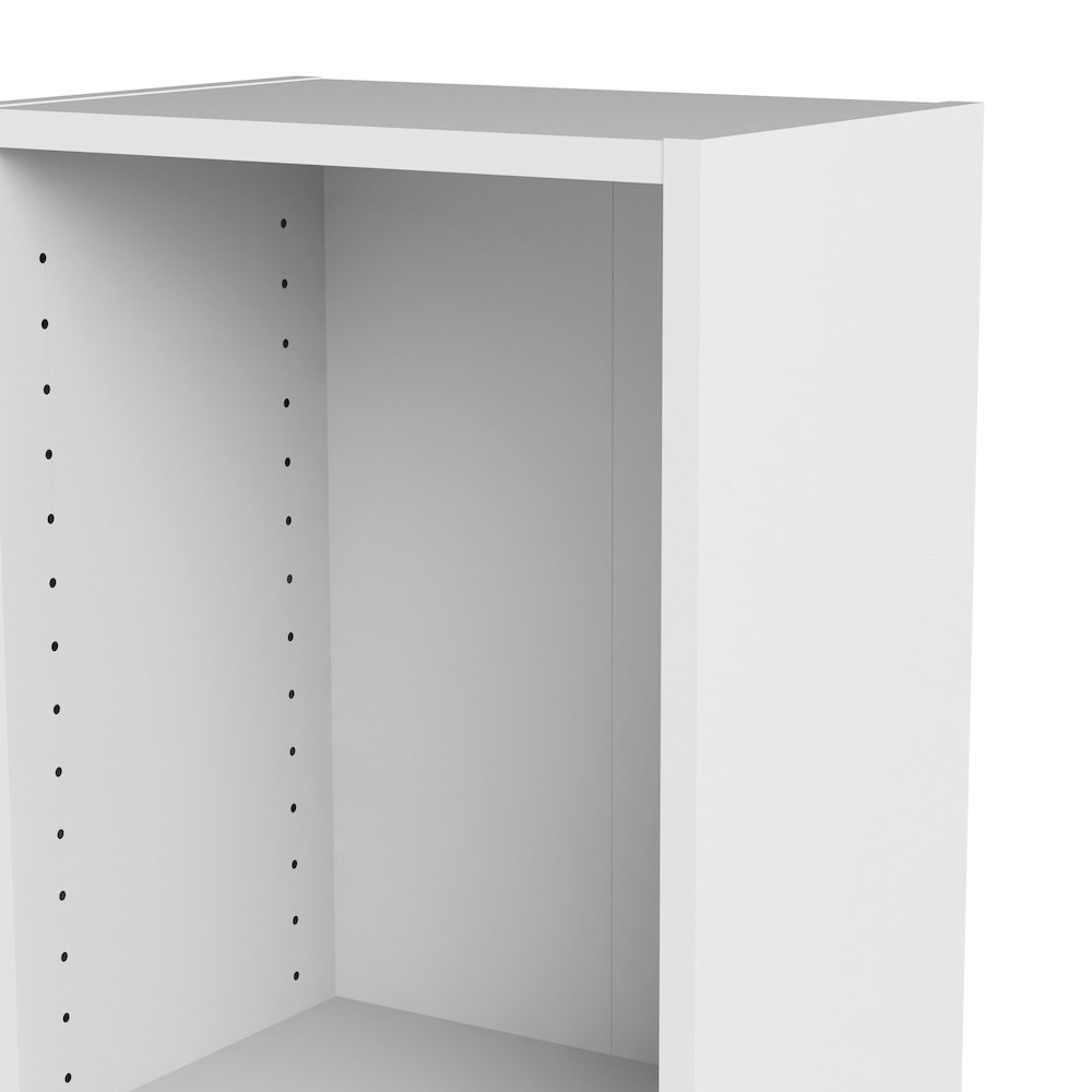 Element Tall Narrow 5 Shelf Bookcase, White. Picture 5