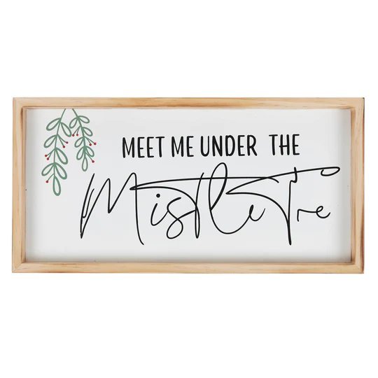 Under the Mistletoe Sign. Picture 1