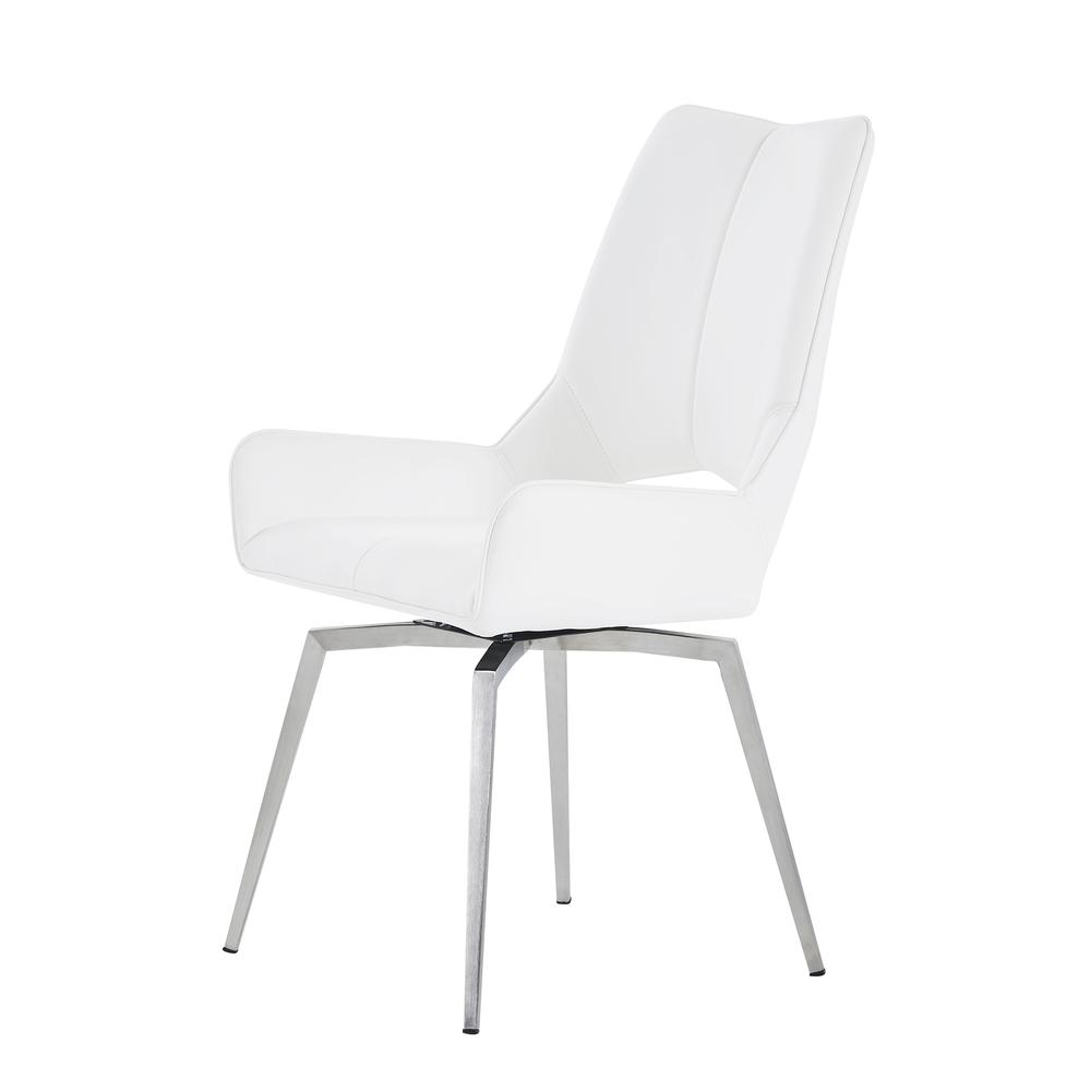D4878 White Dining Chair. Picture 2