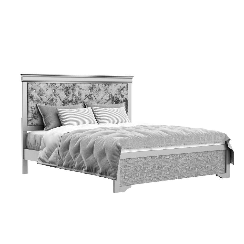 Verona-Silver-Fb, Full Bed. Picture 1