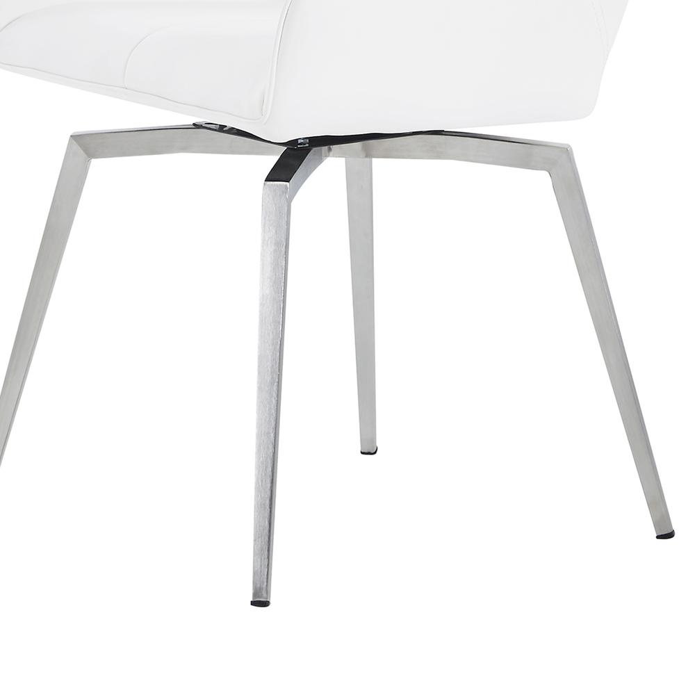 D4878 White Dining Chair. Picture 5